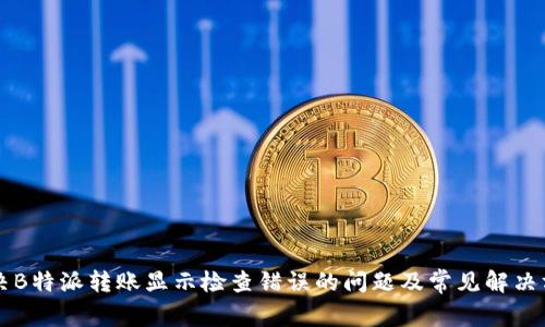 解决B特派转账显示检查错误的问题及常见解决方法