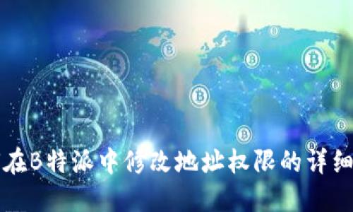 如何在B特派中修改地址权限的详细指南